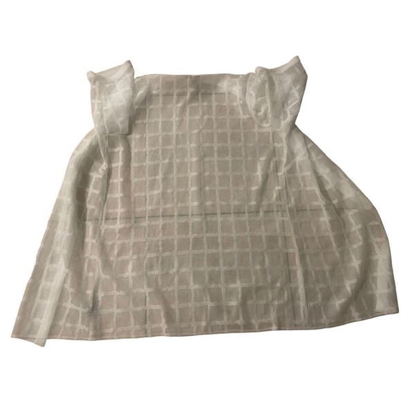 Maya Brooke White Lace Cardigan Shrug Duster 18W Womens - Picture 2 of 8